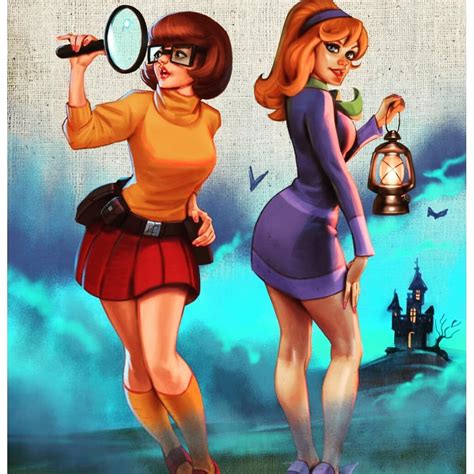 Velma X Daphne Art Backgroundforiphonecolor