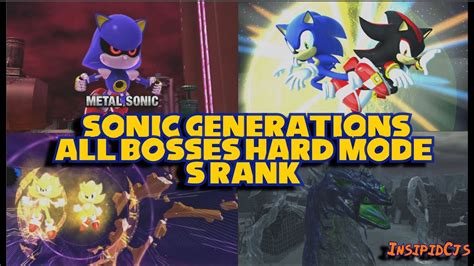 Sonic Generations All Bosses Hard Mode S Rank Youtube