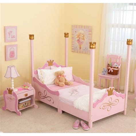 6pc twin bed in bag comforter & sheet set kid toddler reversible warm 2/3pc bedding quilt set bedspread bed dressing bedding for kids teens new design. KidKraft Princess Girls Pink Wood Toddler Bed 2 Piece ...