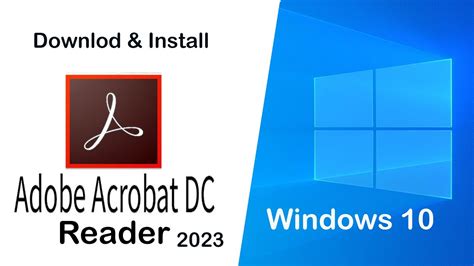 How To Download And Install Adobe Acrobat Reader Dc On Winodows 10 Free