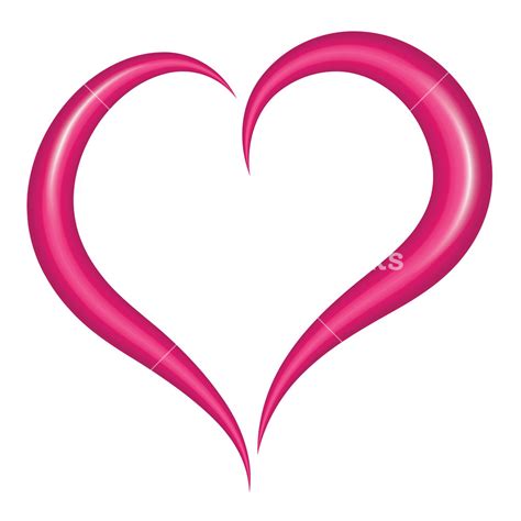 Vector Stylized Heart Valentine Illustration Royalty Free Stock Image