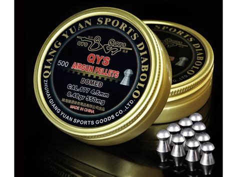 Sporting Goods Hunting Qys Ft Domed 177 Air Rifle Pellets X500 Mt4582841
