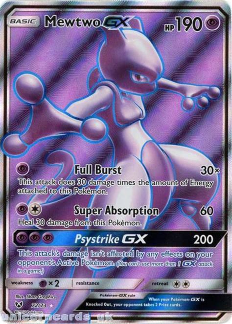 Following their initial debut, they became a massively popular trading card game and amassed quite the following. 72/73 Mewtwo GX Ultra Rare Mint Pokemon Card [Shining ...