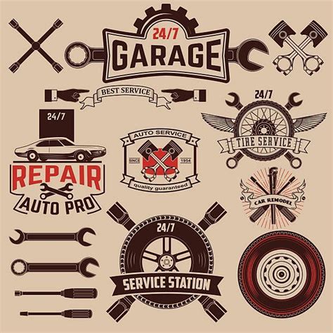 Vintage Garage Car Shop Logo Logodix
