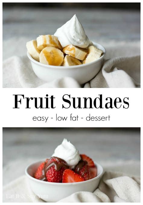 Desserts limit to two servings per day. Desserts | Eat It & Say Yum