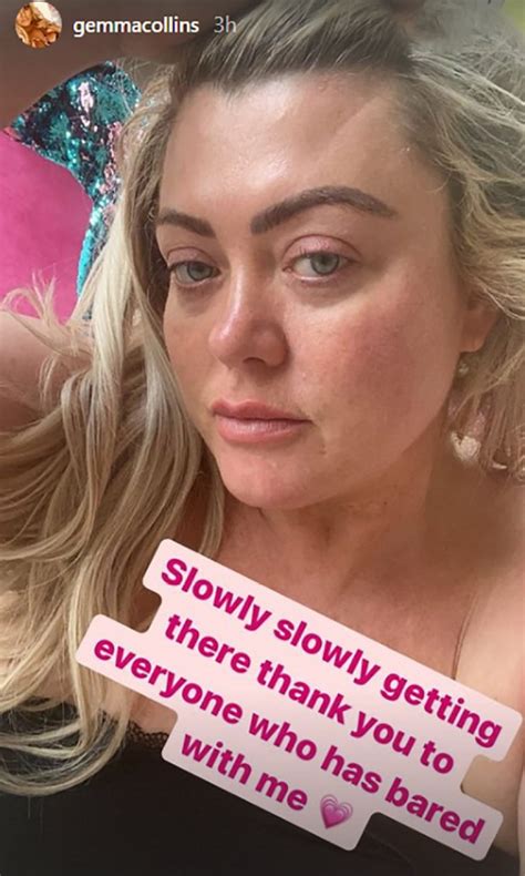 ‘very Poorly Gemma Collins Shares Picture Of Drip In Her Arm As She Breaks Social Media Silence