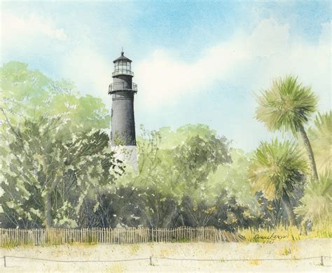 Hunting Island Lighthouse Sc Etsy