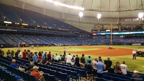 Tropicana Field Section 124 Tampa Bay Rays