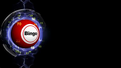 Bingo Text Animation Around The Bingo Ball Rendering Background Loop