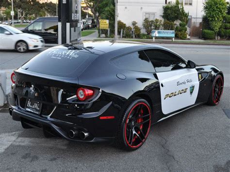 The idea was to create an ideal road car that could be modified for racing, but when homologation standards upped the requirement to 50 production units, the project began to falter. Beverly Hills Police Ferrari FF - autoevolution