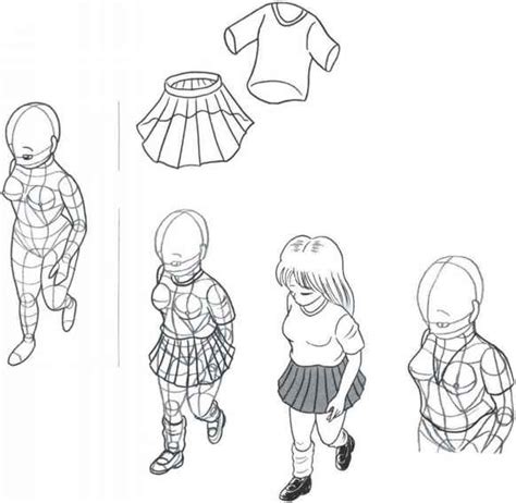 Wire Frames Female Manga Characters Joshua Nava Arts