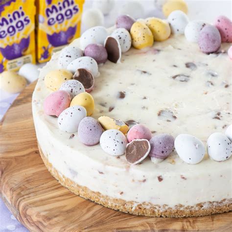white chocolate mini egg cheesecake no bake charlotte s lively kitchen yummy easter desserts
