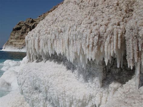 Strange Salt Formations In The Dead Sea Amusing Planet