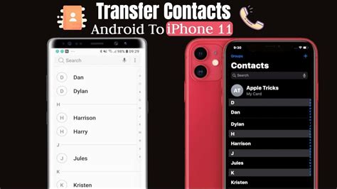 Transfer Contacts From Android Phone To Iphone 11 Fast And Easy Way