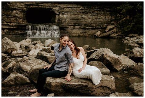 Kissing On Cliffs And Waterfall Frolics In This Epic Engagement Shoot Love Inc MagLove Inc