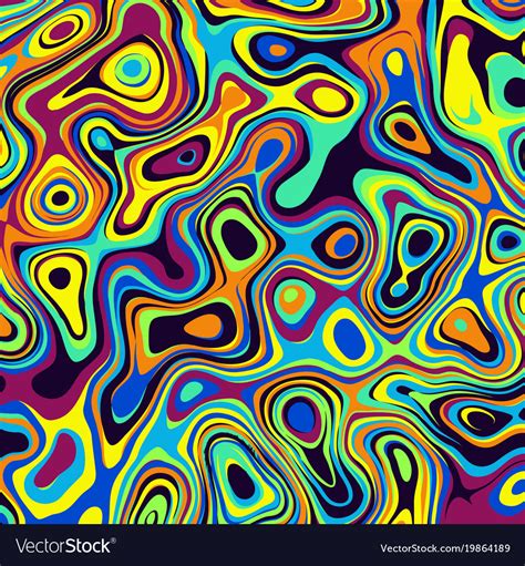 Abstract Psychedelic Background Royalty Free Vector Image