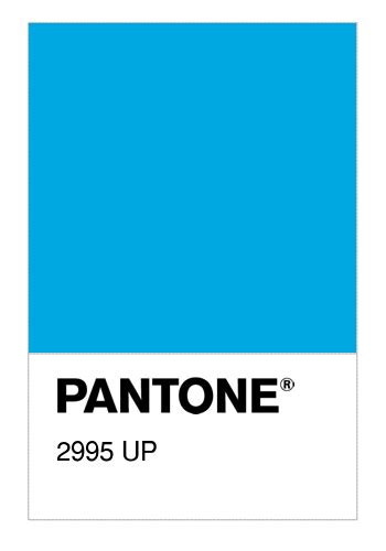 Colore Pantone® 2995 Up Numerosamenteit