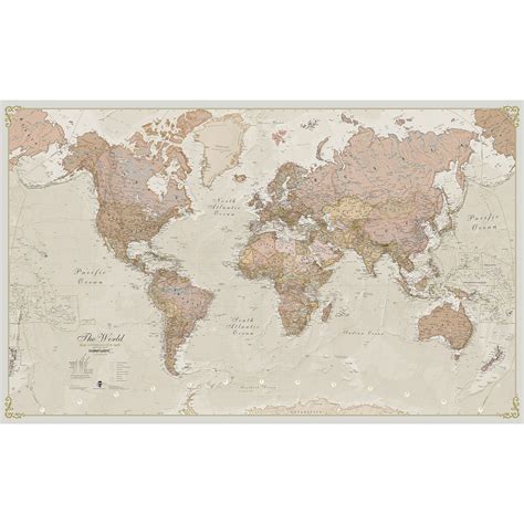 Buy Maps International Giant World Map Antique World Map Poster