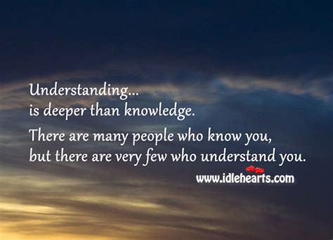 Understanding Is Deeper Than Knowledge Idlehearts