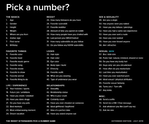 Pick a number, any number : r/teenagers