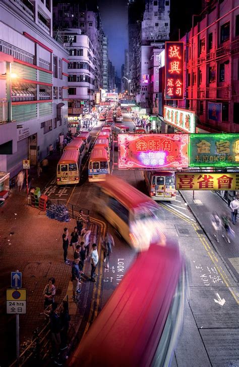 Dazzling Photos Explore A Rapidly Changing Hong Kong At Night Night