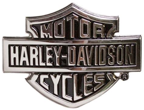 Harley Davidson Mens Chrome Bar And Shield Logo Belt Buckle Hdmbu10615