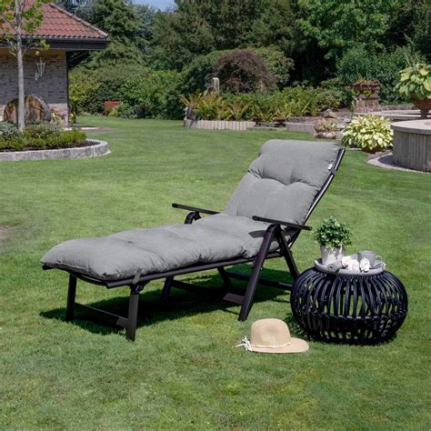 Beautissu Lounge Cushion For Sun Lounger Flair Rl 190 X 60 X 8 Cm Sun