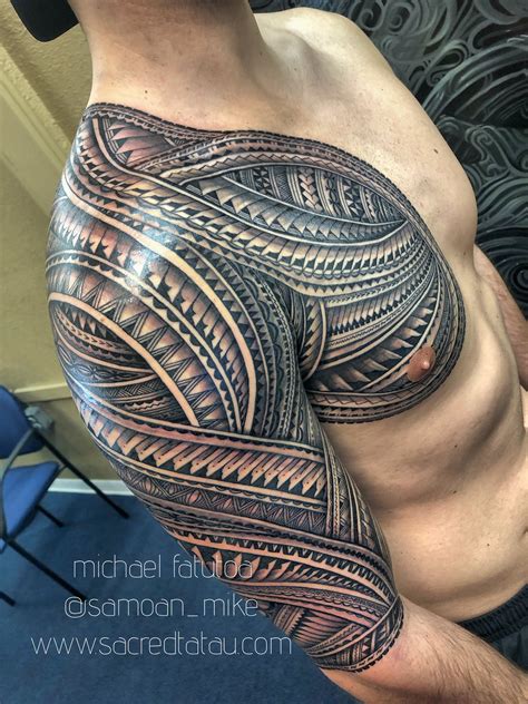 Siapo Style Tatau Samoan Tattoo Tribal Chest Tattoos Celebrity Tattoos