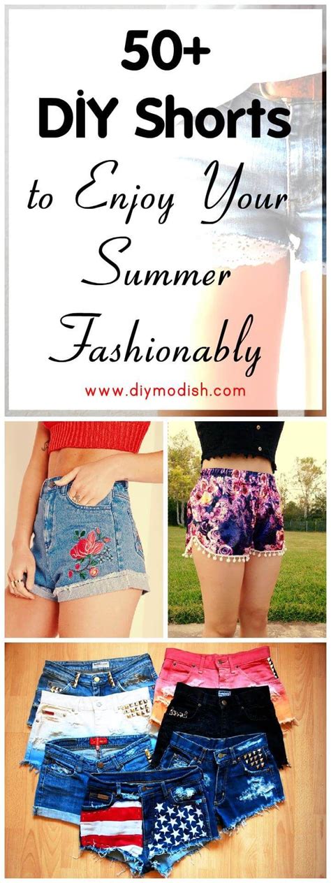 Diy Shorts Diy Shorts Diy Summer Fashion Diy Summer Clothes