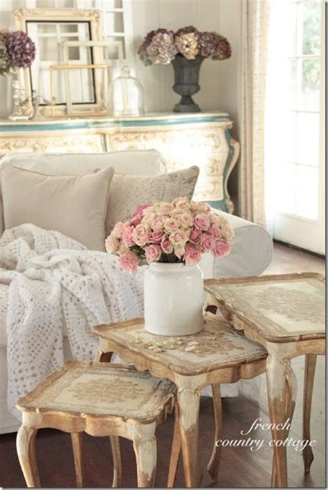 French Country Cottage Feature Shabby Chic Living Room Shabby Chic