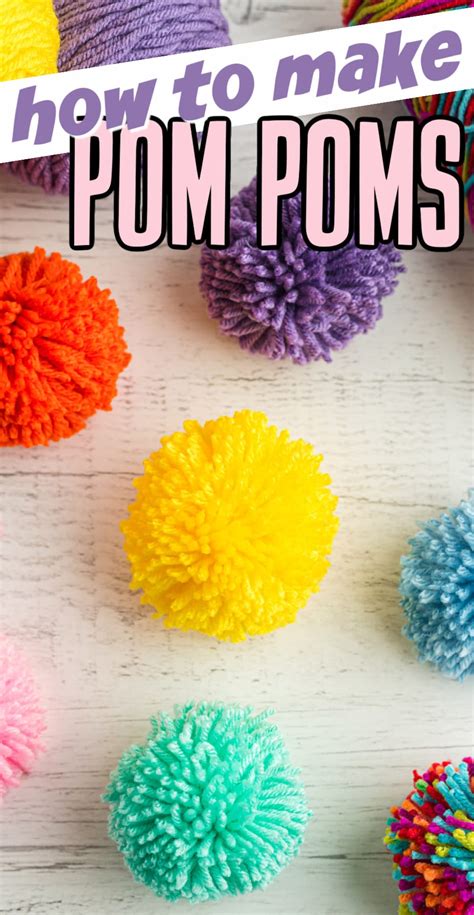 How To Make A Pom Pom Crafts By Amanda Crafts For Seniors