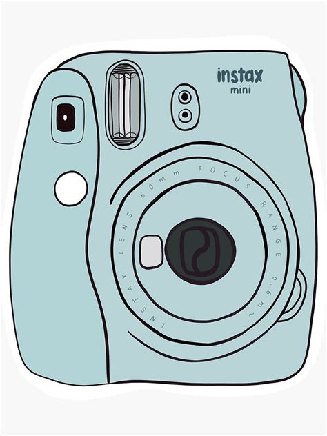 Pegatina Cámara Polaroid Fujifilm Instax Mini De Cordiallylily