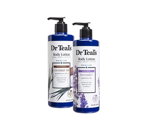 Dr Teals Body Lotion Coconut And Lavender 2 Count 32oz Total