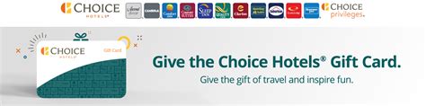 Safety of a secured card. Choice Hotels Gift Card - Corporate Gift Card For Incentive