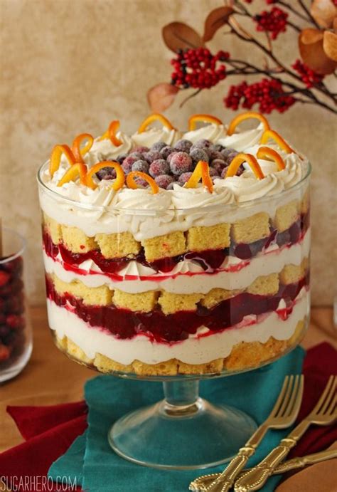 Which do others prefer, pound, sponge, genoise or something else? Cranberry Orange Trifle - with pound cake, meringue, whipped cream, and cranberry sauce. | From ...