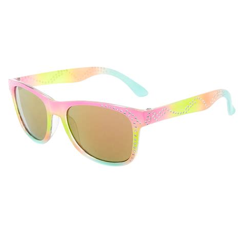 Claires Club Ombre Rainbow Sunglasses Claires Us