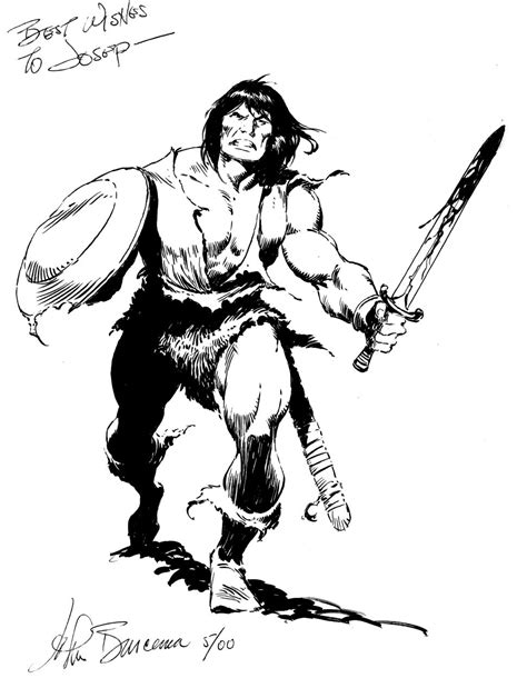 Buscema John Buscema Conan The Barbarian Comic Art