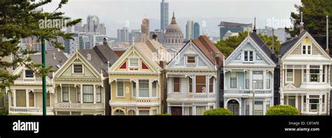 Row Houses San Francisco Hi Res Stock Photography And Images Alamy