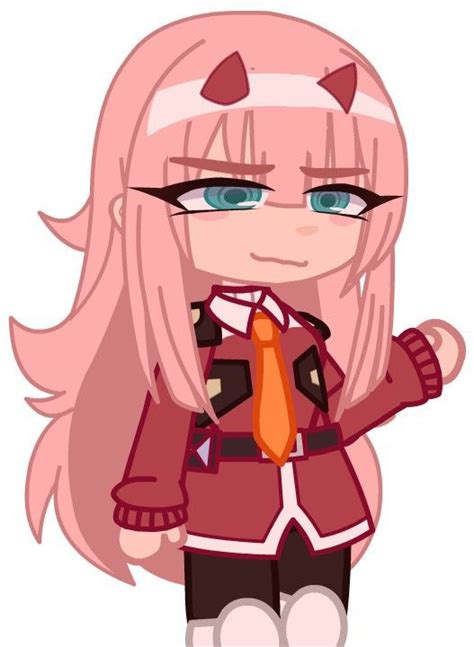 Zero Two Gacha Club Personagens De Anime Roupas De Anime