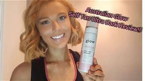 Australian Glow Self Tan Review Ultra Dark Youtube