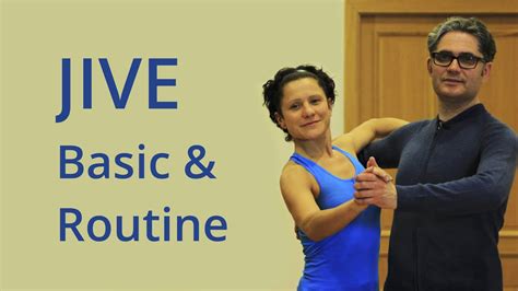 How To Dance Jive Basic And Basic Routine Youtube