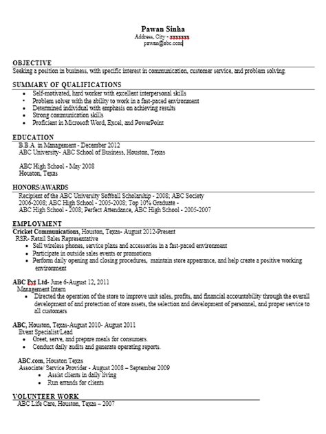 Executive curriculum vitae (cv) sample used when applying for positions that require more than five years of relevant work experience. Over 10000 CV and Resume Samples with Free Download: BBA in Management Resume Sample