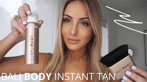 Bali Body Instant Tan Review Youtube