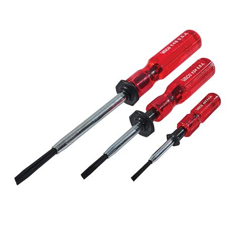Screwdriver Set Slotted Screw Holding 3 Piece Sk234 Klein Tools
