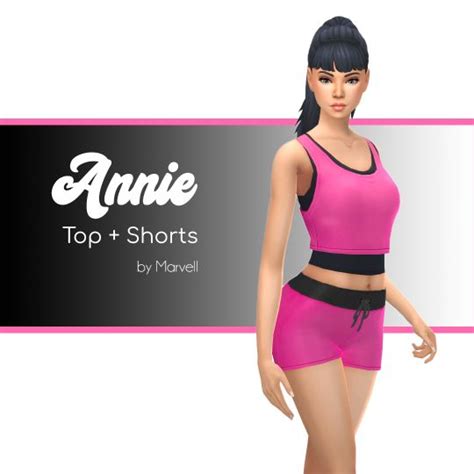 Annie Athletic Set Maxis Match CC World On Patreon In 2021 Sims 4