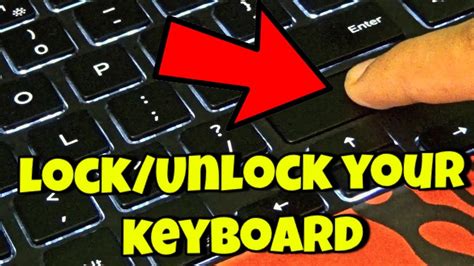 How To Lock And Unlock Keyboard 2023 Youtube