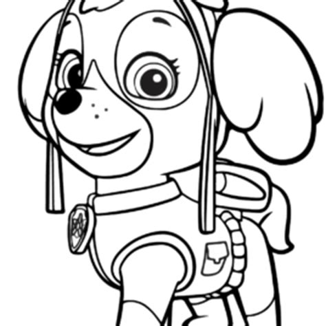 Paw patrol coloring pages can help your kids appreciate real life heroes. Skye Paw Patrol Coloring Pages at GetDrawings | Free download