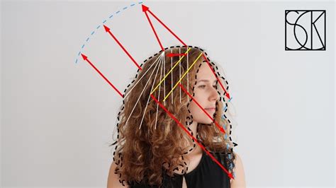 How To Cut Curly Hair Layers Tutorial With Cutting Diagram By Sck