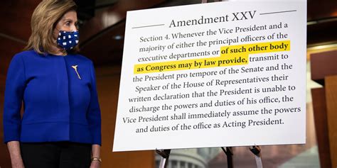 The 25th amendment's section 4 lays out what happens if the president becomes unable to discharge his duties but doesn't transfer power to the vice president himself. 25Th Amendment - Petition Invoke the 25th Amendment Now ...