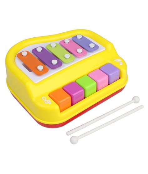 Maruti Multi Color Musical Xylophone And Mini Piano Non Toxic Non